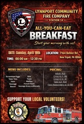 Fundraiser breakfast to benefit Walnuttown Fire & Rescue