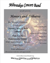 Milwaukee Concert Band Spring Concert