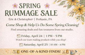 Eric & Christopher SPRING RUMMAGE SALE!