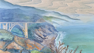 “The Ethereal Coast: A Study in Mist and Light” by Caroline McClintic