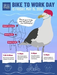 Bike to Work Day with Bike Newport