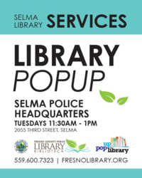 Selma Library Pop-Up Service | Selma Police Headquarters
