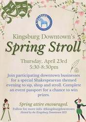 Kingsburg Downtown's Spring Stroll