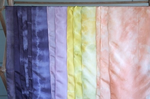 Solar Dyed SIlks class at Winterset Cidery