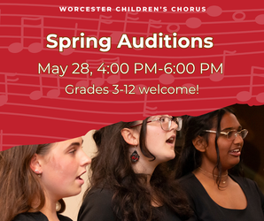 Worcester Children's Chorus Auditions