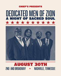 Dedicated Men of Zion: A Night of Sacred Soul