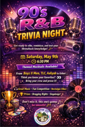🎤✨ 90’s R&B TRIVIA NIGHT @ POPPIN' OFF ✨🎤