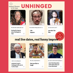 Unhinged: Real blind dates, Real funny improv