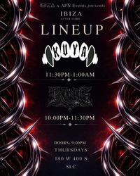 Ibiza After Dark Salt Lake City | Thursday EDM Night at Ibiza Nightclub Apr 23