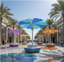 Bouquet: a floral art installation at Shops at Merrick Park