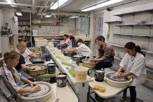 Potter's Wheel 2, Ages 10-16. Mon-Fri, July 6-10, 3-4:30pm