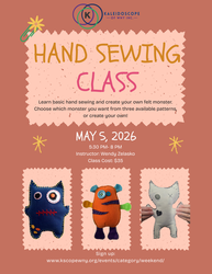 Hand Sewing- Create your own Felt Monster