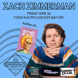 ZACH ZIMMERMAN presented by Commonwealth Comedy Club
