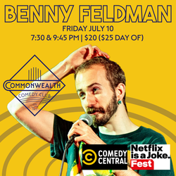 BENNY FELDMAN presented by Commonwealth Comedy Club