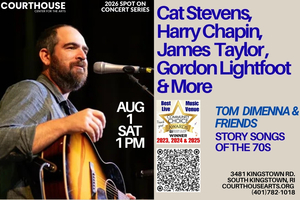 Cat Stevens, Harry Chapin, Gordon Lightfoot, & More. 8/1/26 SAT 1PM Tom DiMenna & Friends