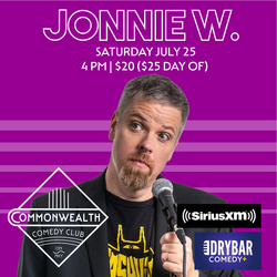 JONNIE W. presented by Commonwealth Comedy Club