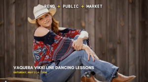 Line Dancing With Vaquera Vikki at Reno Public Market