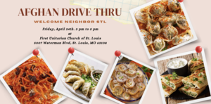 Welcome Neighbor STL Afghan drive-thru