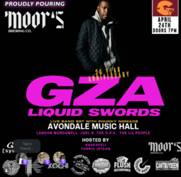 GZA Liquid Swords 30th Anniversary Tour - Avondale Music Hall Friday April 2026