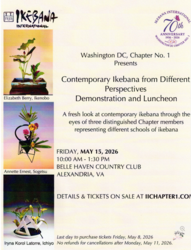 Ikebana International Chapter 1 Presents - Contemporary Ikebana from Different Perspectives