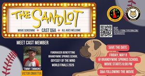 Sandlot Movie Night with Victor DiMattia