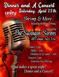 Dinner and a Concert - Shrimp & More and The Swingin' Sirens All-Female Jazz Trio