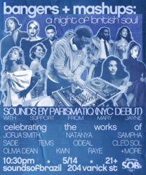 Bangers & Mashups: A Night of British Soul w/ PARISMATIQ