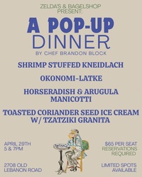 Bagelshop Hosts Chef Brandon Block