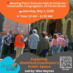 Jane’s Walk: Exploring Stamford Downtown’s Public Space