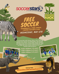 FREE Kids Soccer at SF Zoo 🦁⚽ (Ages 1–5) | May 6