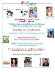 Martini Network Hosted By the Rusty Putter at Fairwinds Golf Course & Sponsored By Jackson Drugs
