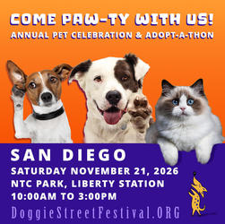 17th Annual Doggie Street Festival & Adopt-A-Thon San Diego
