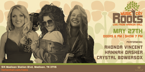 Harken Hall’s Music City Roots Set for May 27