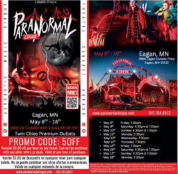 Paranormal Cirque III Inferno Eagan, MN