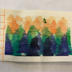 Book Binding Meets Watercolor at AR Workshop Hillsboro!