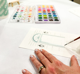 WATERCOLOR WEDNESDAY WITH AR WORKSHOP HILLSBORO AT ONE HORSE TAPHOUSE!