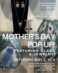 Mother's Day Pop-Up with Blown Glass & Dakota Moon Jewelry and Glass blowing demos