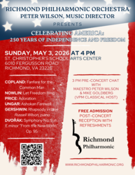 Richmond Philharmonic Presents - Celebrating America: 250 Years of Independence and Freedom
