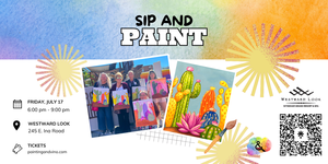 Neon Cacti Paint and Sip at Westward Look
