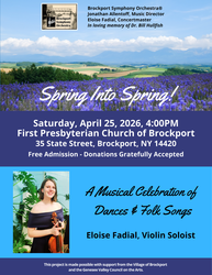 Brockport Symphony Orchestra Spring Into Spring Concert