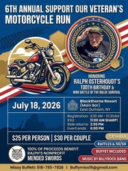 6th Annual MOTORCYCLE Run to Support our Veterans