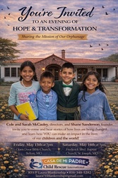 An Evening of Hope and Transformation - Sharing the Mission of our Orphanage