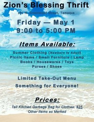 Zion Thrift Blessings Thrift