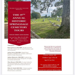 The 19th Annual Springdale Cemetery Tours