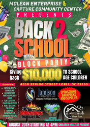 Back to School Block Party $10,000 giveaway  to School Children