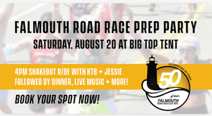 Falmouth Road Race Prep Party at the B/SPOKE Big Top Tent