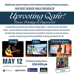 Uprooting Qahr! Denver Public Preview Performance