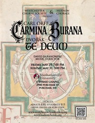 Westchester Choral Society and Hudson Chorale present Carmina Burana