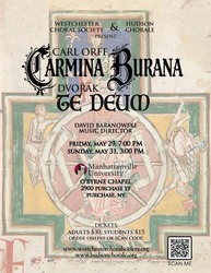 Westchester Choral Society and Hudson Chorale present Carmina Burana