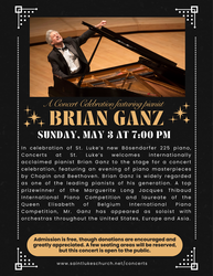 A Concert Celebration featuring pianist Brian Ganz